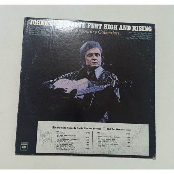 Columbia House Johnny Cash "Five Feet High And Rising - Radio station Promo 1974 - Picture 11 of 11